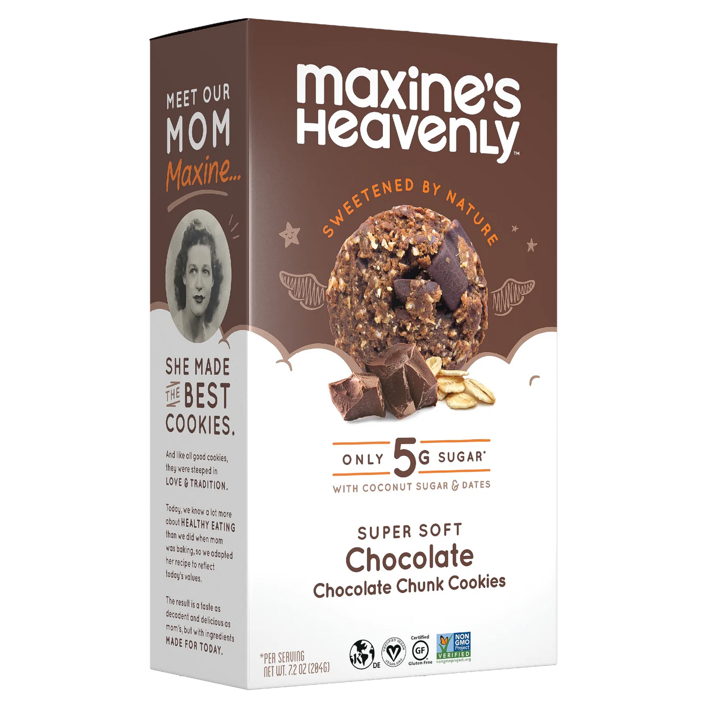 Maxines Heavenly Chocolate Chocolate Chunk Cookies |  8 pack