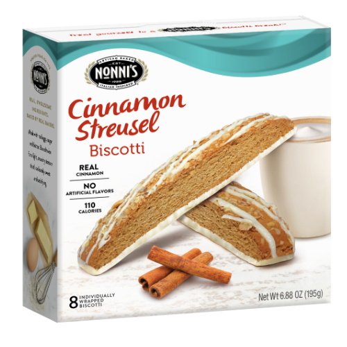 Nonni's Cinnamon Streusel Biscotti | 6 pack