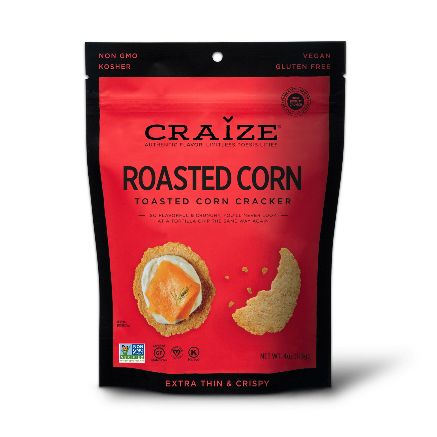 Roasted Corn Crackers | 6 Pack