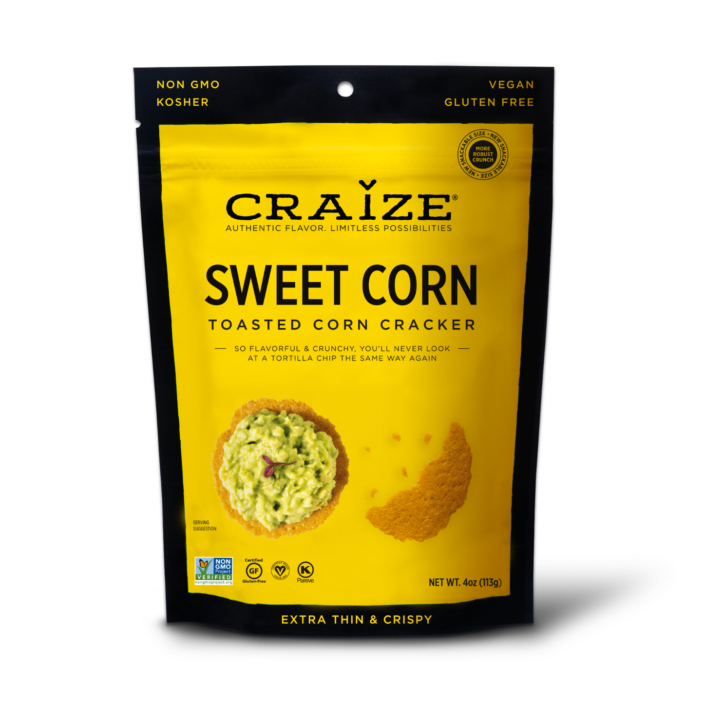 Roasted Corn Crackers | 6 Pack