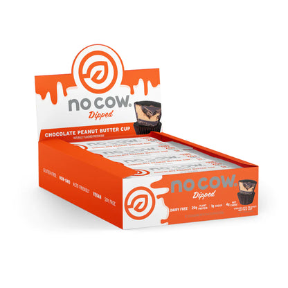 No Cow Dipped Protein Bars | 12 pack