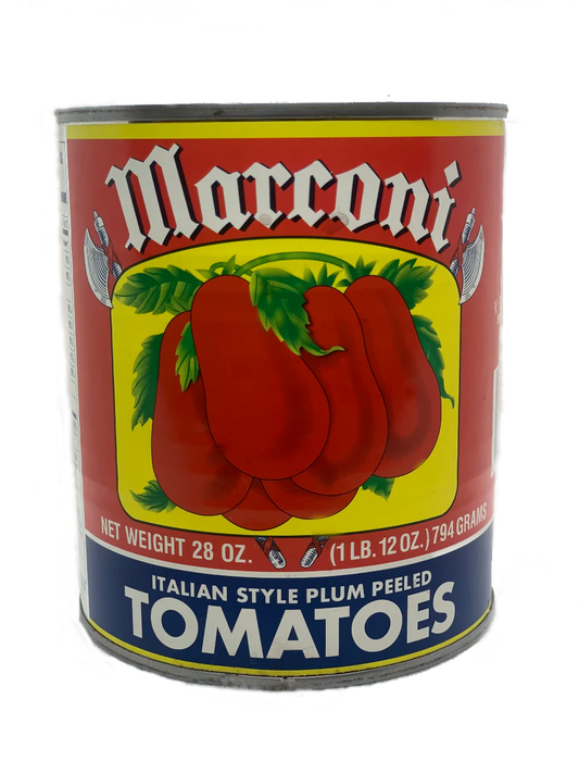 Marconi Italian Style Plum Peeled Tomatoes | 12 pack