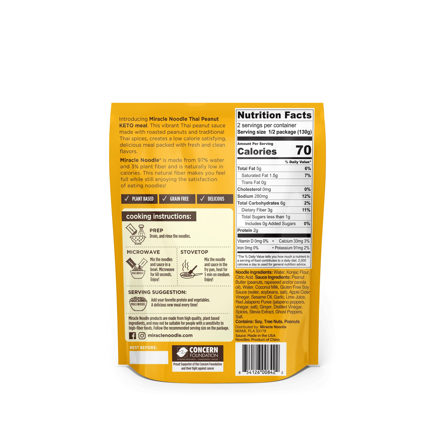 Miracle Noodle Keto Meal | 6 pack