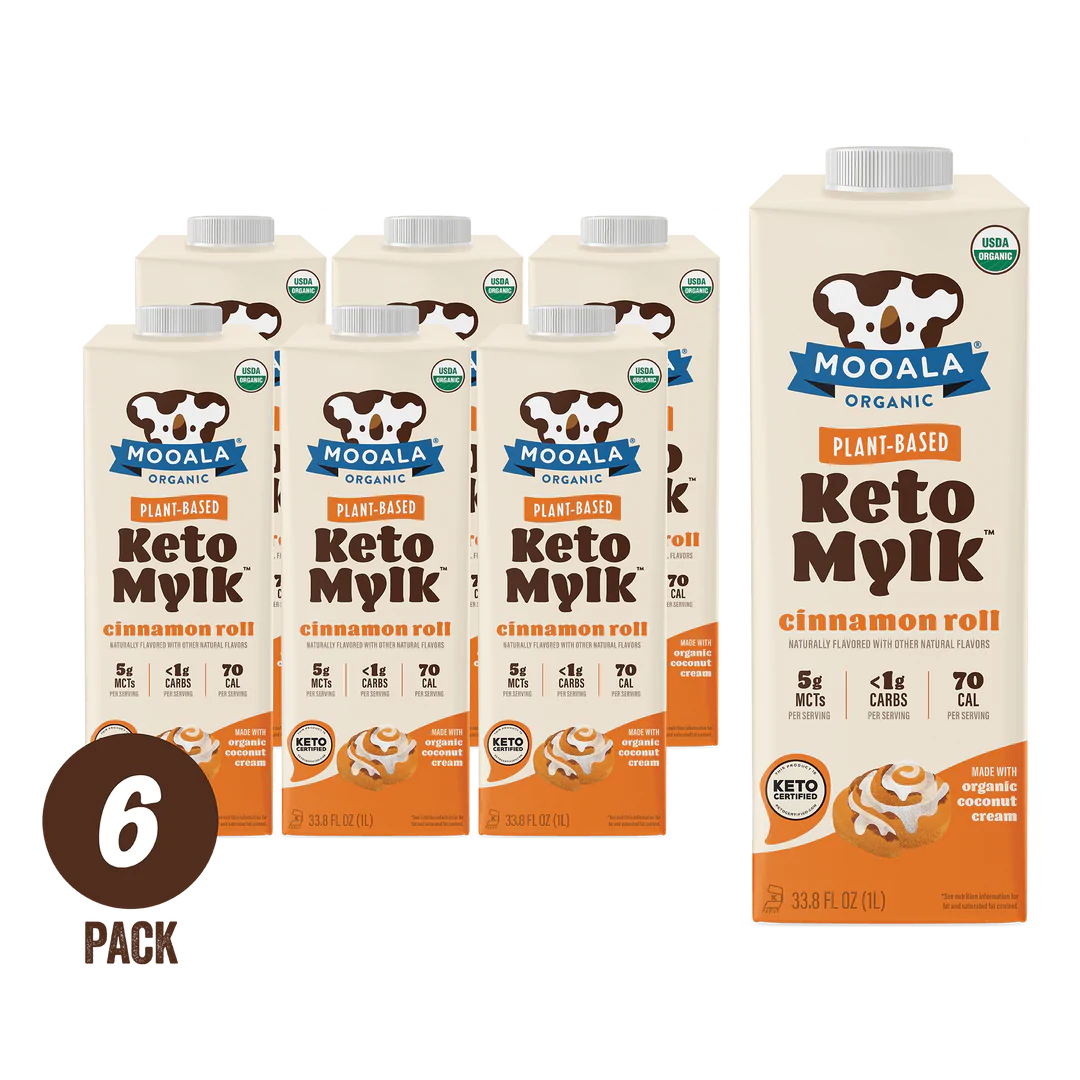 Mooala Organic Plant-Based Keto Mylk | 6 pack
