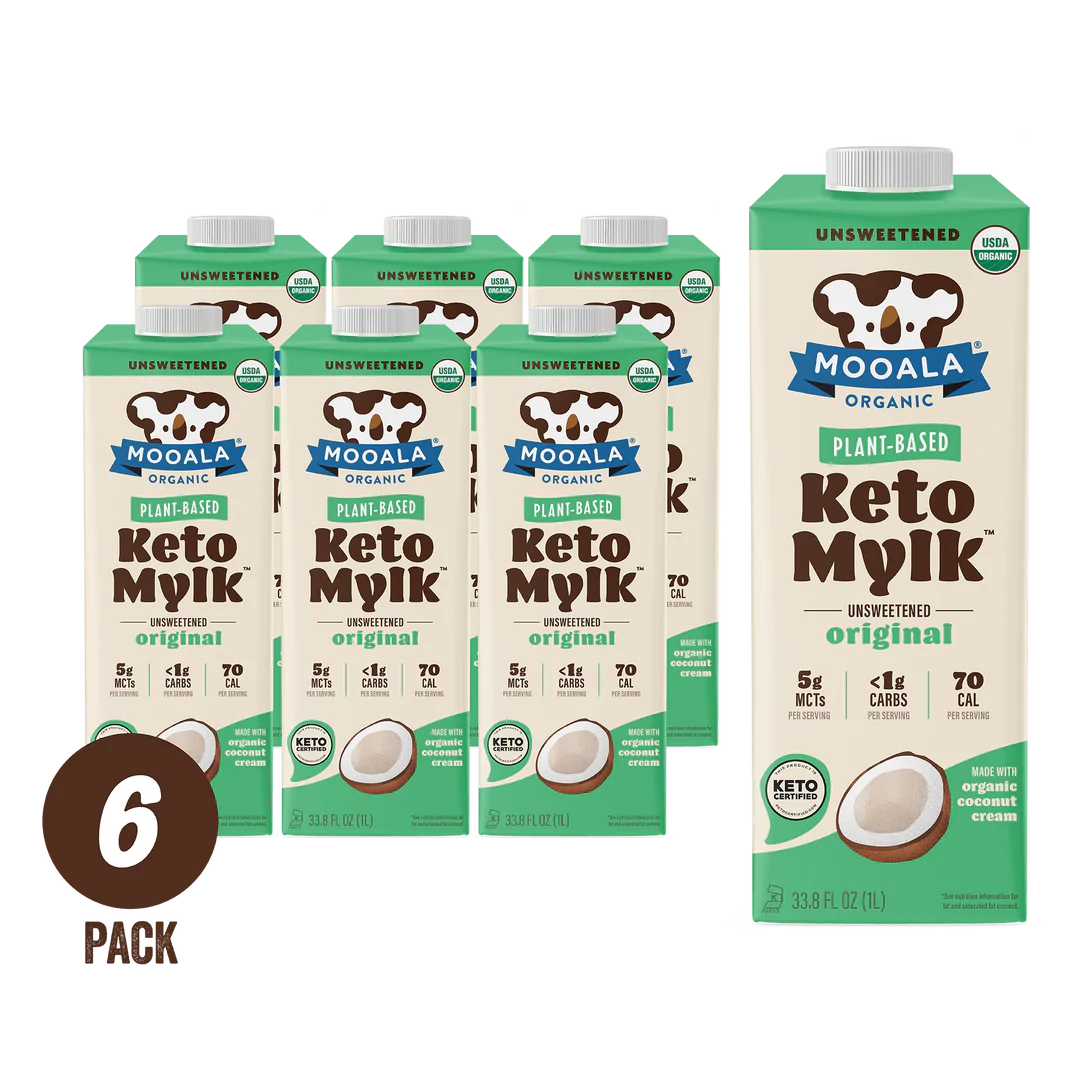 Mooala Organic Plant-Based Keto Mylk | 6 pack