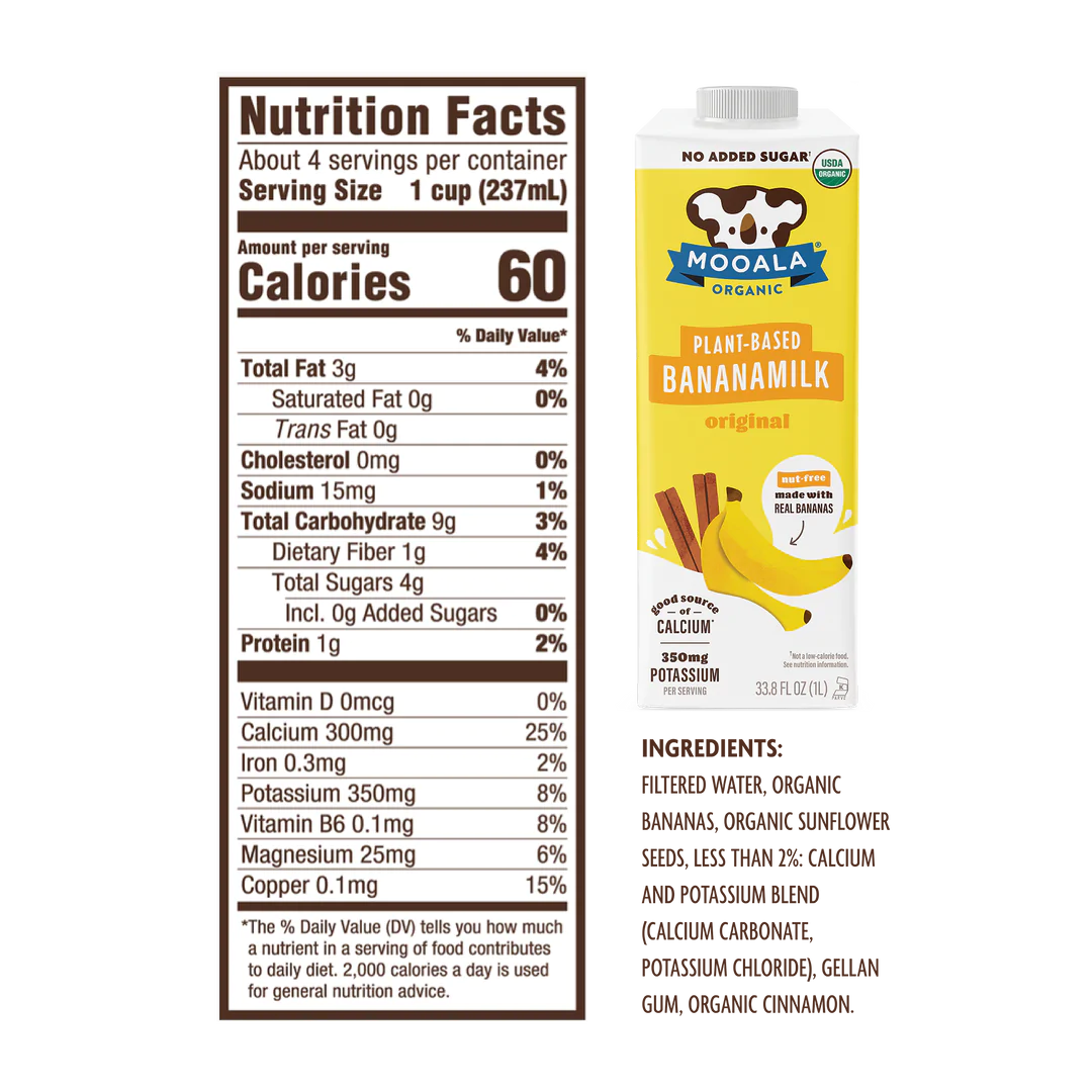 Mooala Organic Plant-Based Milk | 6 pack