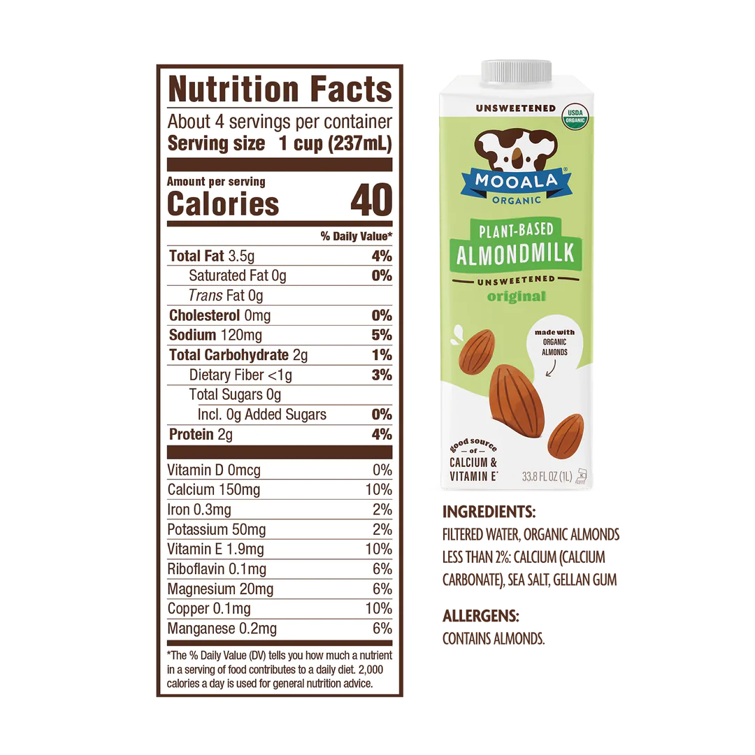 Mooala Organic Plant-Based Milk | 6 pack