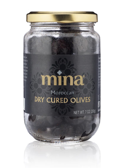 Mina Moroccan Dry Cured Olives | 6 pack
