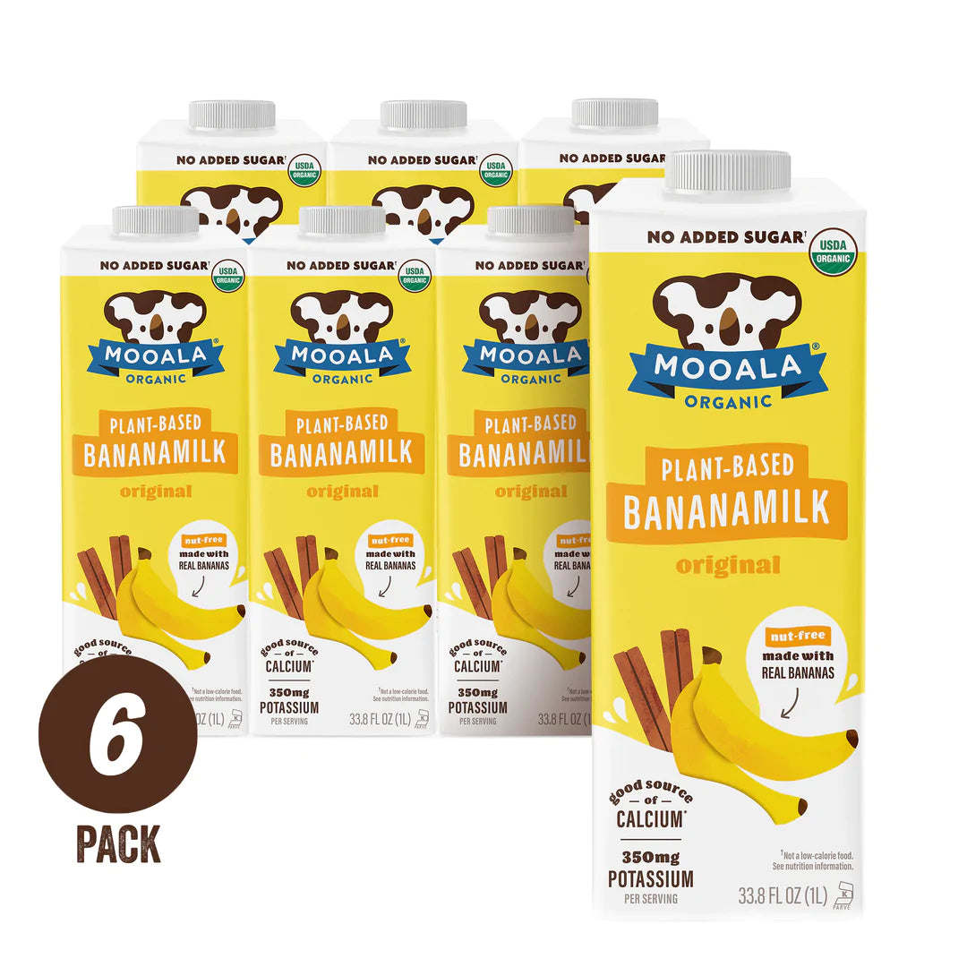 Mooala Organic Plant-Based Milk | 6 pack