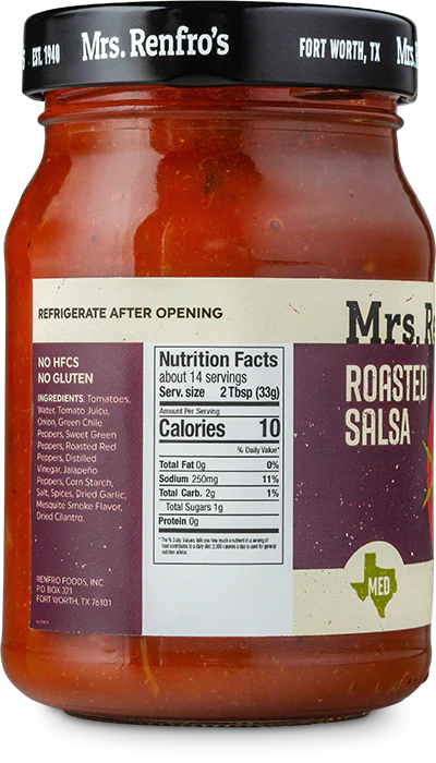 Mrs. Renfro's Roasted Salsa | 6 pack