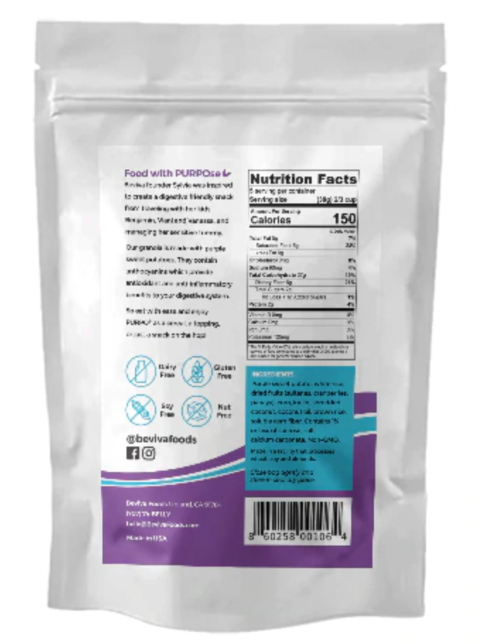 PURPO Sweet Potato Granola Family Size Bag 6.7 oz | 2 Pack