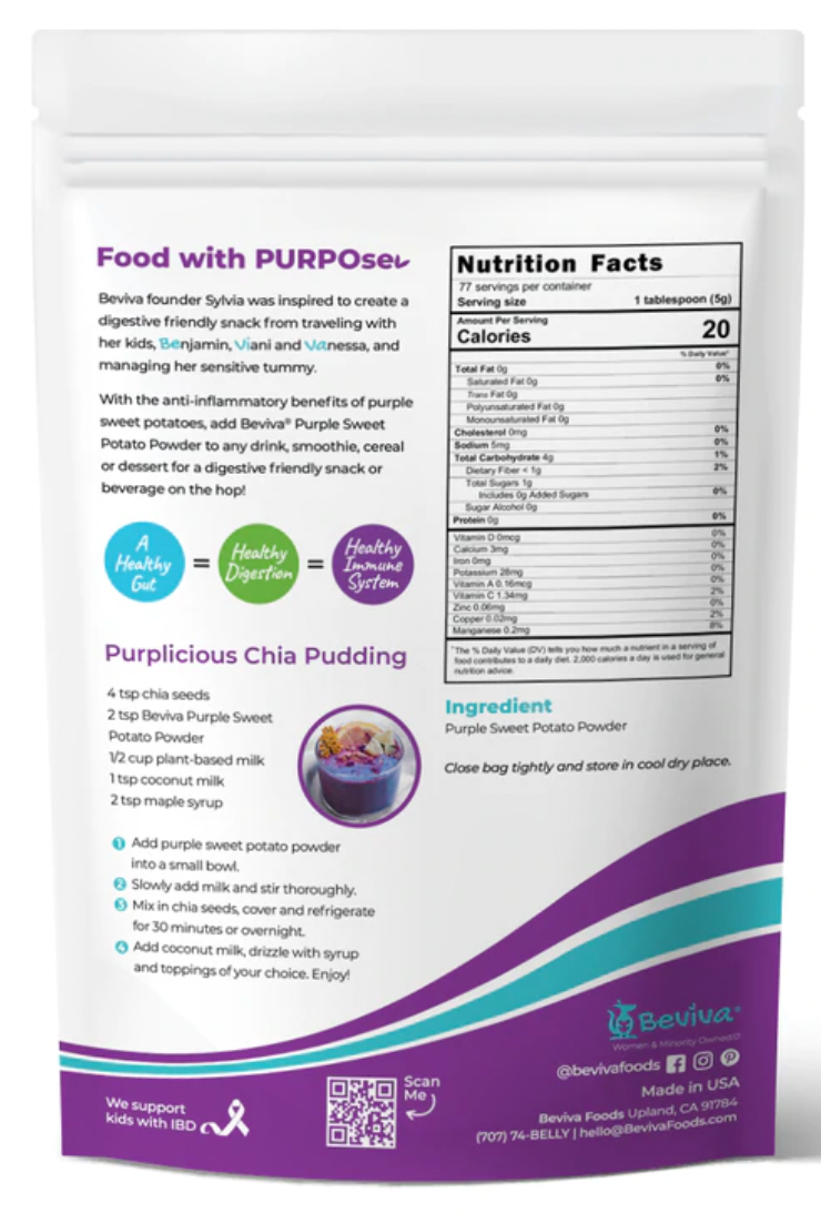 Purple Sweet Potato Powder Bag 13.5 oz