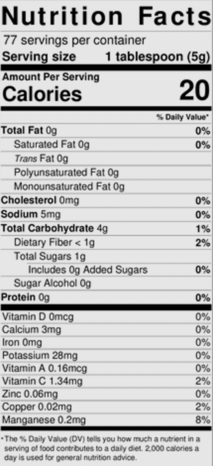 Purple Sweet Potato Powder Bag 13.5 oz