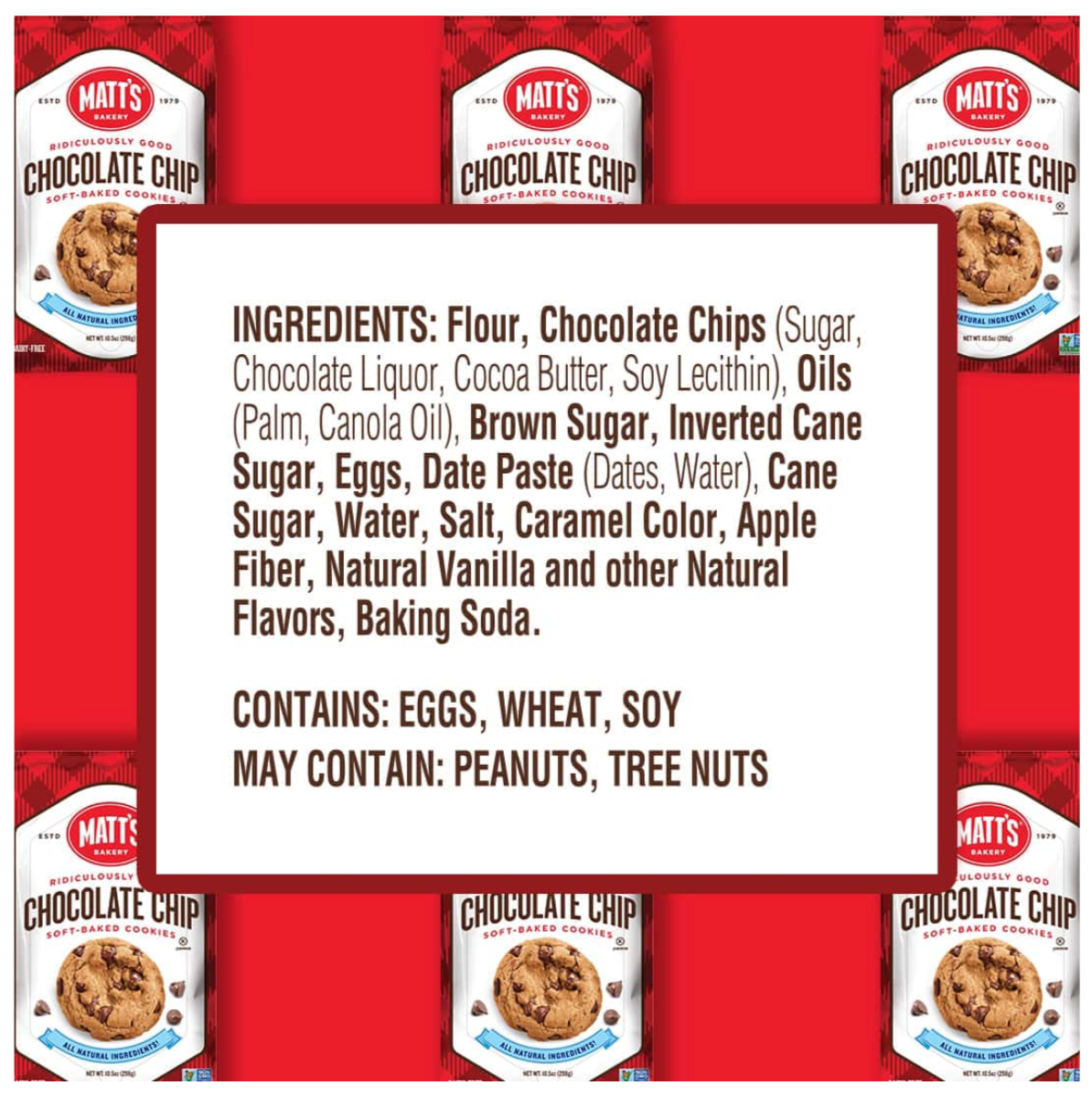 Matts Soft-Baked Cookies | 6 pack
