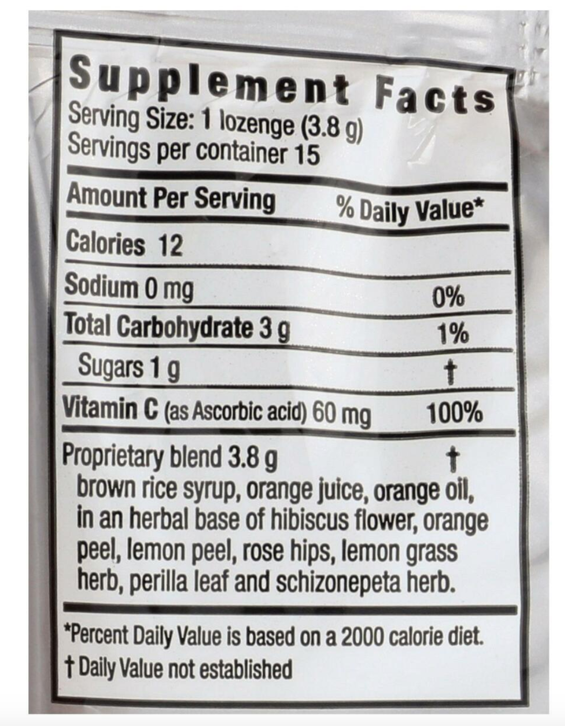 Zand Herbalozenge Vitamin C Orange
