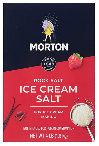 Morton Rock Salt Ice Cream Salt | 8 pack