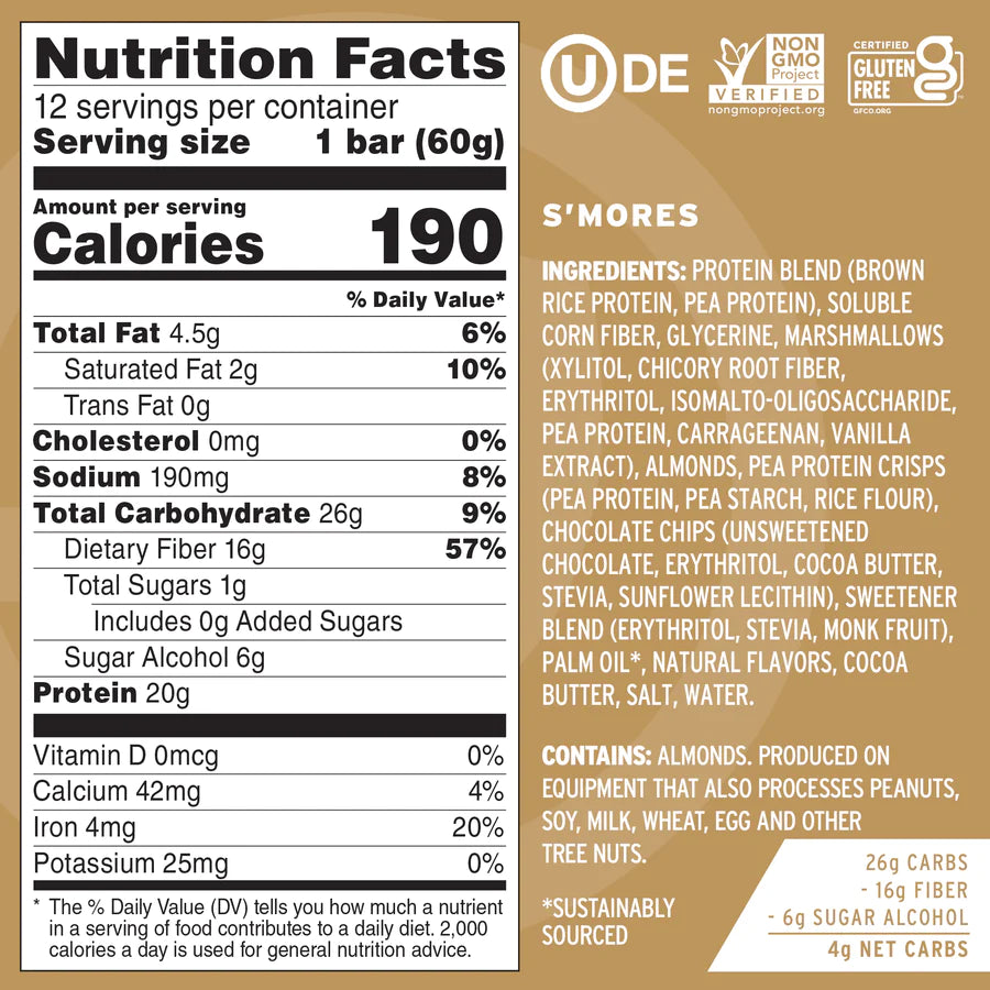 No Cow Protein Bars | 12 pack