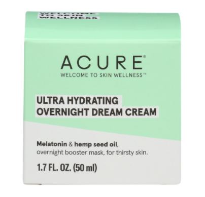 Acure Ultra Hydrating Overnight Dream Cream | 1 Pack