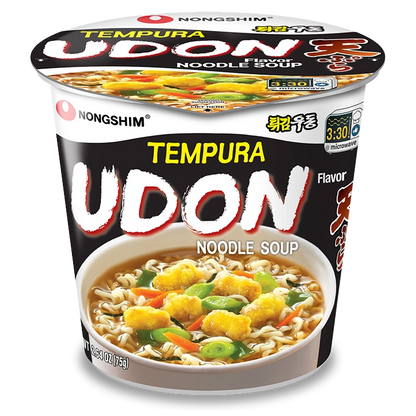 NongShim Tempura Udon Noodle Soup Cup | 6 pack