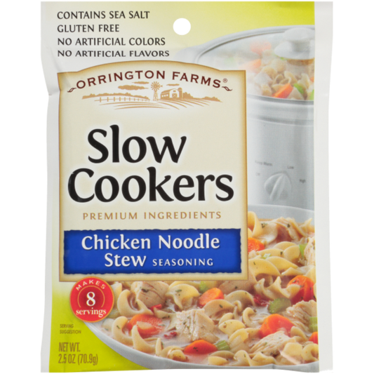 Chicken Noodle Soup Slow Cooker Seasoning | 12 Pack