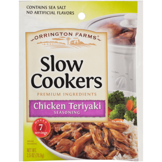 Chicken Terriyaki Slow Cooker Seasoning | 12 Pack