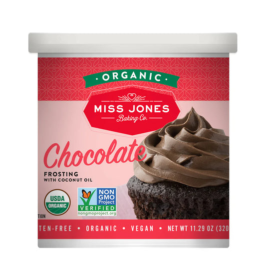 Miss Jones Baking Co Organic Chocolate Frosting | 6 pack