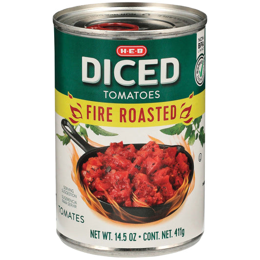 Fire Roasted Diced Tomatoes | 12 Pack