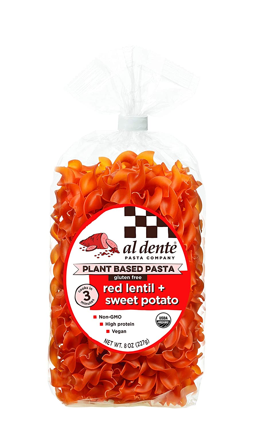 Red Lentil Sweet Potato Pasta | 6 Pack