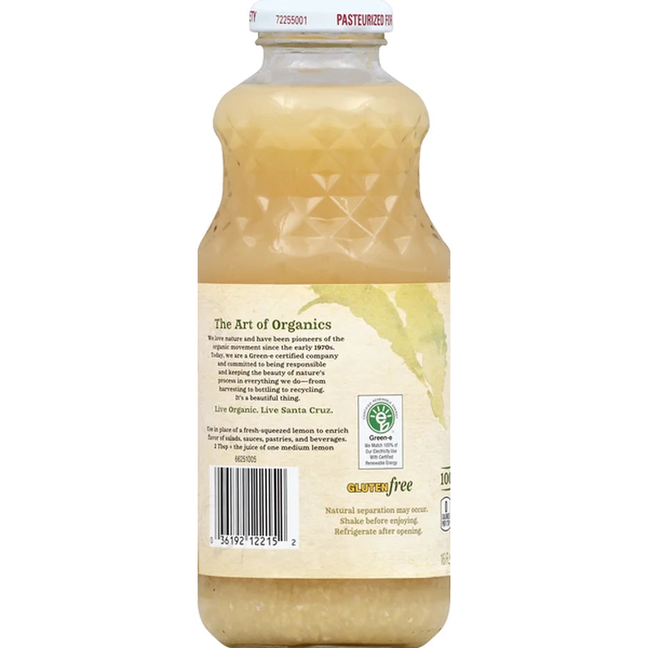 Santa Cruz Organic Pure Lemon Juice | 8 Pack