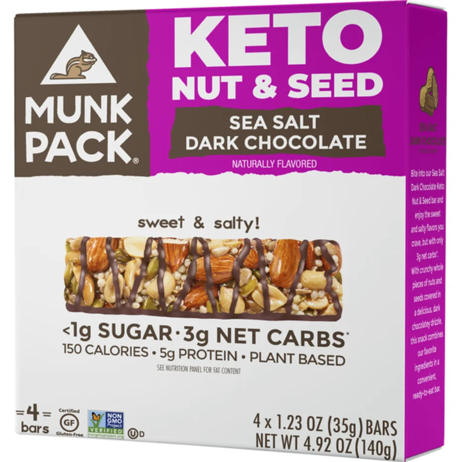 Munk Keto Nut & Seed Bars | 6 pack