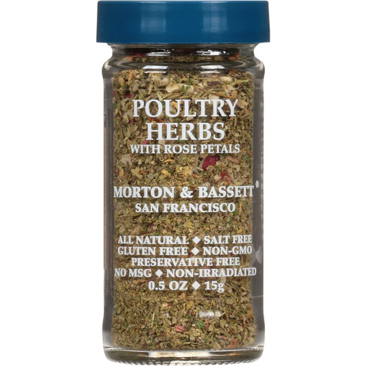 Morton & Bassett Herbs Poultry Rose Petals | 3 pack