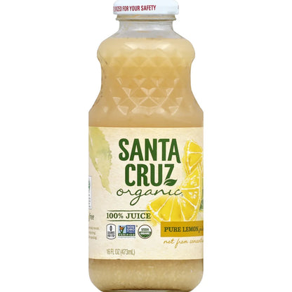 Santa Cruz Organic Pure Lemon Juice | 8 Pack