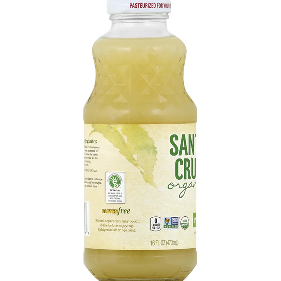 Santa Cruz Organic Pure Lime Juice | 8 Pack