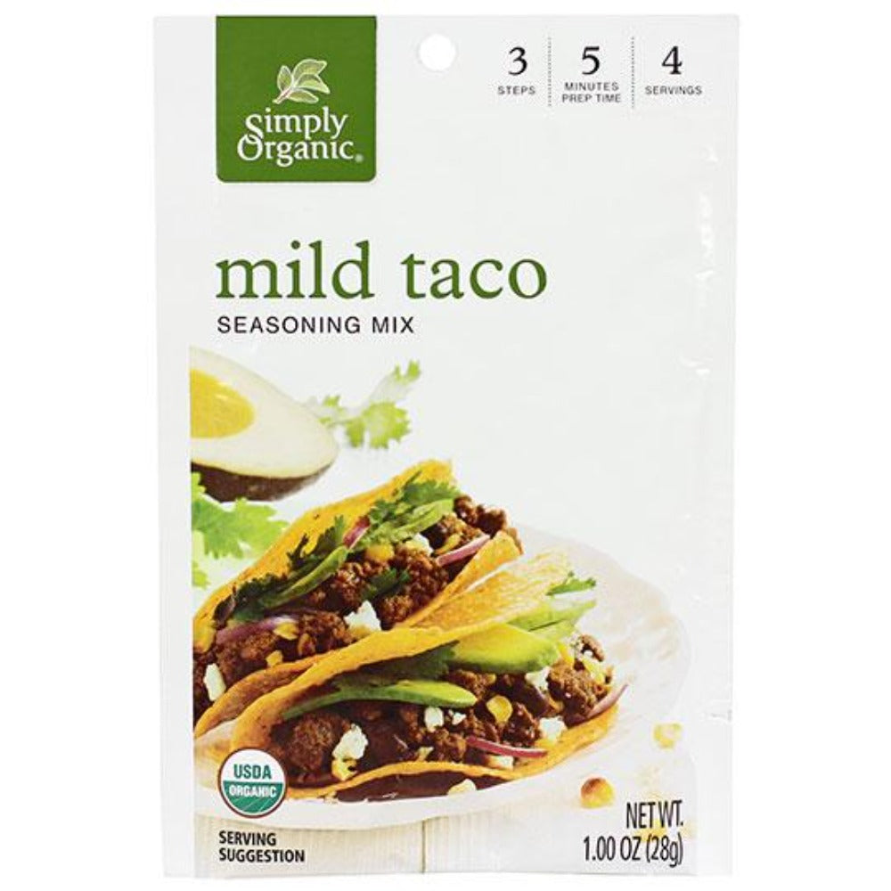 Organic Mild Taco Seasoning | 12 Pack