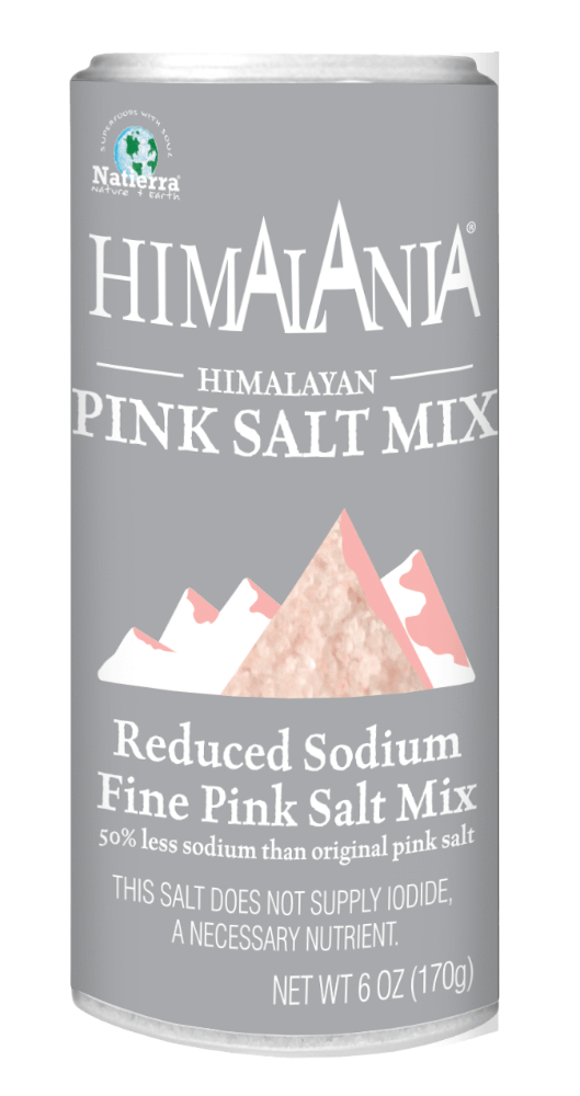 Reduced Sodium Fine Pink Salt | 6 Pack