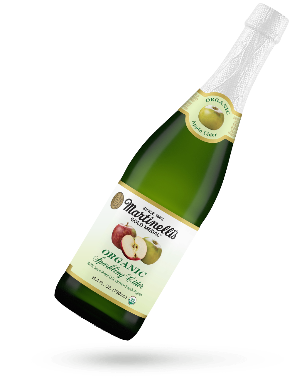 Martinelli 's Organic Sparkling Cider Juice | 12 pack