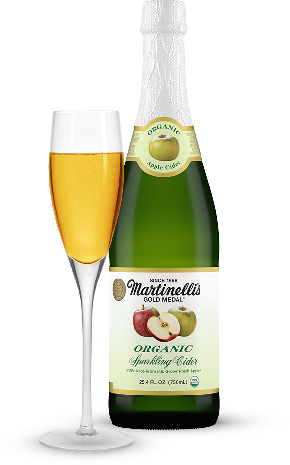 Martinelli 's Organic Sparkling Cider Juice | 12 pack